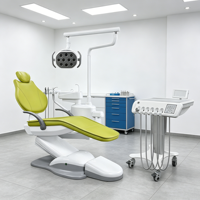 Équipement chirurgical électrique de sécurité, fauteuil dentaire avec chariot d'implants, unité patient dentaire portable avec pièces de rechange pour cabinet dentaire