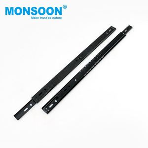 2 lần bóng mang mở rộng bên gắn kính thiên văn hướng dẫn đường sắt Runner 27mm kẽm mạ nhà bếp ăn đồ nội thất Tủ Ngăn Kéo - Product Image 2