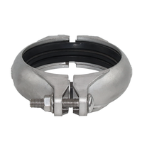 Raccord de tuyauterie rigide rainuré en acier inoxydable 304 316L pour système d'incendie par sprinklers DN50 DN65 DN80 DN100