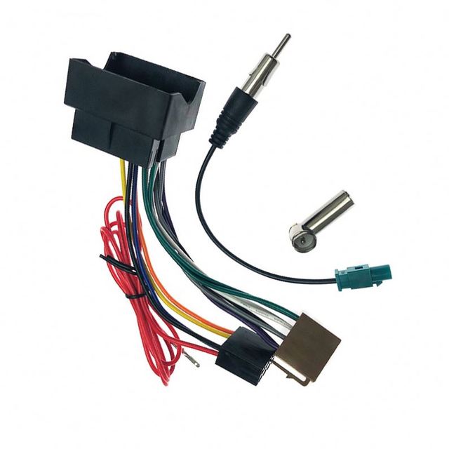 Car Stereo Audio ISO Wiring Harness Cable   Radio Antenna Wire Adapter