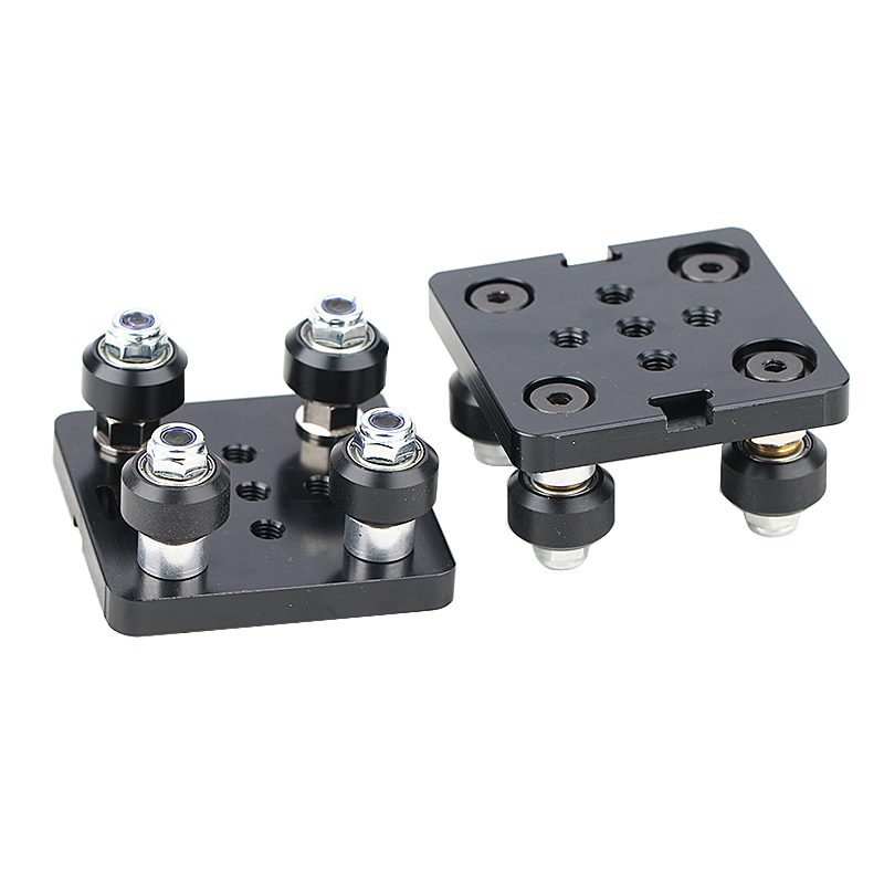 European standard 2040 aluminum profile pulley V Slot mini five wheels disc