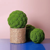 Bola de Césped Artificial en Maceta, Planta Artificial para Interiores y Exteriores, Decoración para Oficina, Bodas, Hogar, Plantas Artificiales, Árboles Artificiales