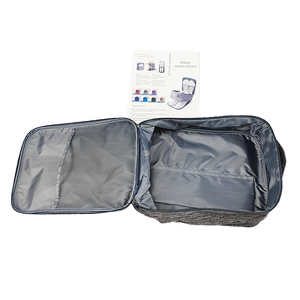 Commercio all'ingrosso personalizzato Logo in poliestere scarpe <span class=keywords><strong>da</strong></span> <span class=keywords><strong>viaggio</strong></span> Organizer impermeabile scarpe di stoccaggio con cerniera - Product Image 4