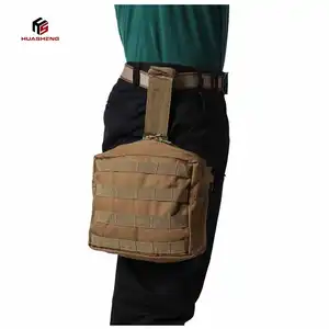 Tactische Molle Panel Taille Pouch Carrier Utility Drop Been Zak