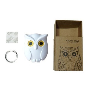 Nouveau support mural magnétique hibou pour clés, sans trace, design attrayant, porte-clés mignon - Product Image 6