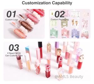 Brillo Labial Líquido Mineral Personalizado con Fórmula Vegana, Acabado Brillante, Logotipo Personalizado para Marcas de Belleza, MOQ Bajo - Product Image 6