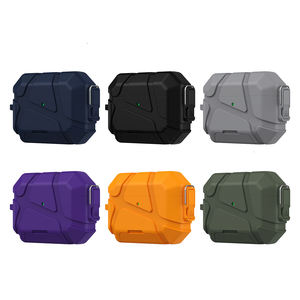 Étui de protection robuste en TPU antichoc avec support de téléphone à loquet de sécurité pour <span class=keywords><strong>Airpods</strong></span> Pro 3 - Product Image 6