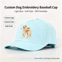 Vente directe usine – Casquette de baseball 5 panneaux haute qualité avec logo brodé personnalisé, corde et perforations laser – Fabrication OEM directe usine