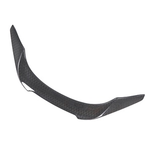 Aileron en nid d'abeille en carbone type V aile de pare-chocs arrière en carbone aileron de coffre arrière de voiture pour <span class=keywords><strong>Toyota</strong></span> Supra A90 Mk5 2019 + - Product Image 1