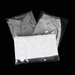 Preisgünstige OPP-Güte-Kunststofftüte mit Zellophan durchsichtiger transparenter selbstklebender Siegel CPP PE-Bopp-Bekleidungsverpackungsbeutel