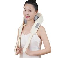 Ergonomisches Nackenmassagegerät mit Wärmefunktion und simuliertem Kneten für Nacken, Schulter und Rücken - Tägliches Entspannungszubehör