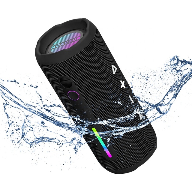 2025 Mini LED RGB LED Hifi Subwoofer 30W Outdoor IPX7 Waterproof Wireless for 5.3 Computer Speakers 3000mAh Battery