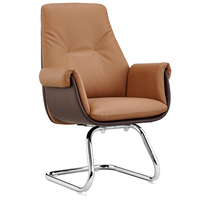 Chaise de bureau exécutive moderne en PU, pivotante, réglable en hauteur, pour bureau à domicile, atelier, salon, usage commercial - OEM/ODM