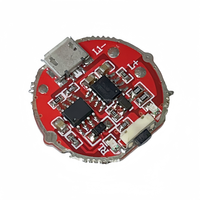 Presse latérale forte lumière lampe de poche carte pilote interrupteur Circuit imprimé USB Android Interface Circuit imprimé bricolage accessoire 10W