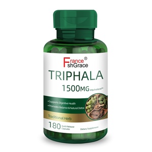 Cápsulas de Extractos de Triphala de Alta Calidad con Soporte para la Digestión, el Colon y el Sistema Inmunológico, Suplemento de Triphala - Product Image 1