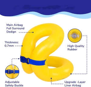 حجم PVC قابل للنفخ <span class=keywords><strong>S</strong></span> <span class=keywords><strong>M</strong></span> XL للطفل مع مشبك أمان قابل للتعديل وكيس هواء محيطي مزدوج - Product Image 3