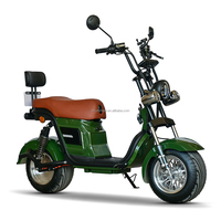 Scooter électrique Citycoco 1000W à empattement court, pneus larges de 10 pouces, intelligent pour adultes, longue autonomie, batterie au lithium