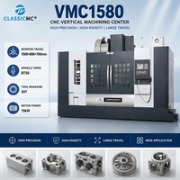 Centre d'usinage vertical CNC haute précision VMC1580 avec broche BT50 pour le traitement des plaques métalliques