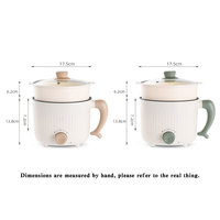 Casserole électrique multifonctionnelle antiadhésive Great Bear Factory Custom 600W Easy-Clean 18cm 1,5L Mini