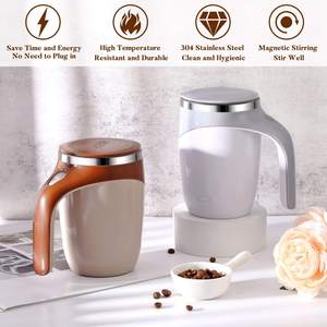 Tasse à eau rotative magnétique portable, tasse mélangeuse auto-agitante, tasse à café électrique à agitation magnétique, produits intelligents pour la maison - Product Image 3