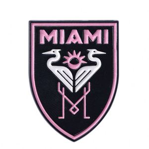 Tùy chỉnh Inter <span class=keywords><strong>Miami</strong></span> Câu lạc bộ bóng đá hat pins kim loại siêu Messi pins ve áo phù hiệu cứng men pins - Product Image 3