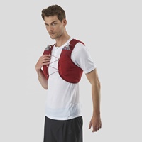 Sac à dos d'hydratation écologique personnalisé avec poche à eau de 2 L et bouteille de 500 ml pour la course à pied et la randonnée en plein air, léger