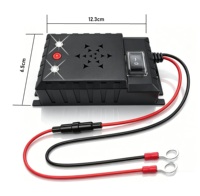 Répulsif à ultrasons pour rongeurs sous le capot 12V 24V avec lumière stroboscopique, anti-souris, anti-rats, anti-écureuils pour voiture, camion, camping-car, bus