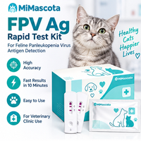Bandelette de test rapide pour le parvovirus canin, carte de détection d'antigène CPV Ag, kit de test pour animaux de compagnie, version anglaise exclusive