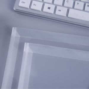 FC Size Clear <strong>String</strong> <strong>Tie</strong> Closure PP <strong>Envelope</strong> Thick Plastic File Document Wallet School Office Stationery Holder - Product Image 3