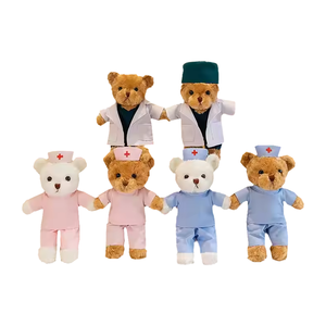 Doctor Nurse Teddy Bear Stuffed <strong>Animals</strong> Exhibition Souvenir <strong>Hospital</strong> Mascot Student Graduation Gifts Soft <strong>Toys</strong> Plush Teddy Bear - Product Image 1