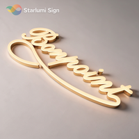 Lettres de néon en acrylique personnalisées à éclairage frontal pour enseignes de magasins