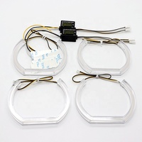 HYML compatible avec E90 E81 E46 E87 F30 E53 E60 E63 E36 cristal bicolore LED yeux d'ange anneaux Hola