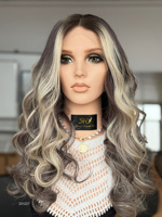 Perruque Lace Front SHY 13x5 en Cheveux Humains de Qualité Export, Raie Profonde, Fabrication Usine