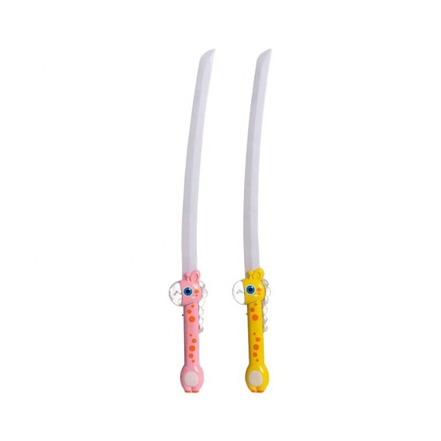 Cartoon Giraffe Sword Light-Up Toy LED Flashing Luminous Music Toy for Children Manufactured From Plastic Wholesale