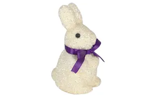 Sıcak satış el sanatları ev süs tavşan havuç araba saman Bunny paskalya süslemeleri