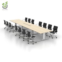 Ensemble de table de salle de conférence haut de gamme pour 10 à 12 personnes