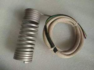 Calentador de tubo negro de 26x75mm, 220V, 700W, con resorte en espiral para sistemas de canal caliente, personalizado - Product Image 6