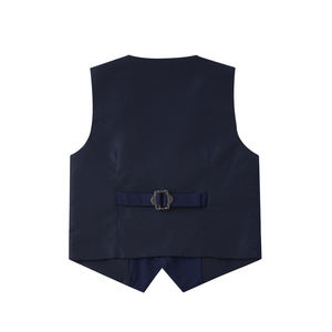 Kabeier enfants costumes <span class=keywords><strong>tenue</strong></span> de <span class=keywords><strong>mariage</strong></span> <span class=keywords><strong>tenue</strong></span> garçons enfant en bas âge noeud papillon robe Blazer bleu enfants anneau porteur costume 1 à 6 ans - Product Image 3