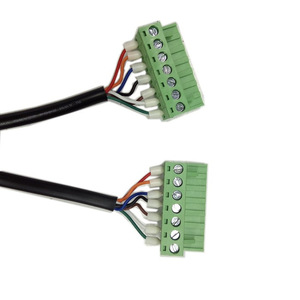 Harnais de connexion personnalisé avec fiche verte, câble médical intelligent de diagnostic, blindage en aluminium-mylar, 28 AWG, CMG, résistant au feu - Product Image 3