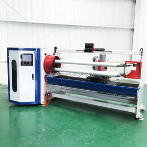 Machine de découpe de rouleaux de ruban adhésif à quatre arbres automatique avec deux lames HMI Fabricant professionnel Chine Prix de gros d'usine - Product Image 3