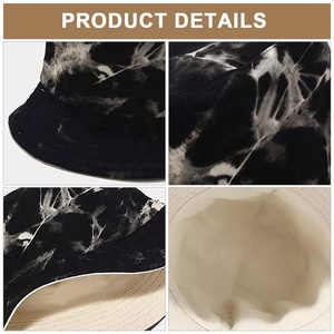 Chapeau d'été pour femmes Nouveau style de vente en gros Canada Tye Dye Cow Print <span class=keywords><strong>Jacquemus</strong></span> Fishing Fisherman <span class=keywords><strong>Bucket</strong></span> <span class=keywords><strong>Hat</strong></span> for Women - Product Image 3