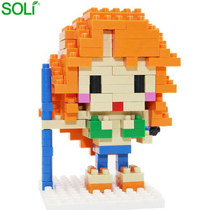 De dibujos animados bloques Ace Sanji fumador Usopp <span class=keywords><strong>nico</strong></span> <span class=keywords><strong>robin</strong></span> una pieza nami pvc <span class=keywords><strong>figura</strong></span> de acción - Product Image 2