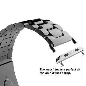 Connecteur Adaptateur de Bracelet de Montre Intelligente en Acier Inoxydable Métal 41mm 40mm 45mm 49mm 44mm pour <span class=keywords><strong>Apple</strong></span> <span class=keywords><strong>Watch</strong></span> 10 9 8 7 - Product Image 6