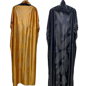 Abaya <span class=keywords><strong>2022</strong></span>, vestido africano <span class=keywords><strong>de</strong></span> Dubái, <span class=keywords><strong>ropa</strong></span> <span class=keywords><strong>de</strong></span> oración musulmana, conjunto <span class=keywords><strong>de</strong></span> 2 piezas para mujer, Abaya Hijab, bata <span class=keywords><strong>de</strong></span> satén con piedras - Product Image 4