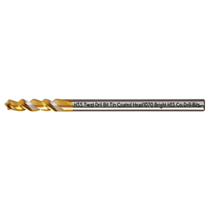Broca Helicoidal HSS con Recubrimiento de TiN, Cabeza 1070, Brocas HSS Brillantes - Product Image 2
