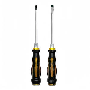 Ultraharde Chroom Vanadium Stalen Schroevendraaier Knock-Through Met Lange As Phillips Flathead Verlengde Platte Kop Magnetisch - Product Image 5