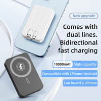 Batterie Externe Magnétique Portable Sans Fil 20W 5000 10000 mAh pour iPhone, Chargeur Rapide 5000mAh 10000mAh, Stations d'Alimentation Téléphoniques