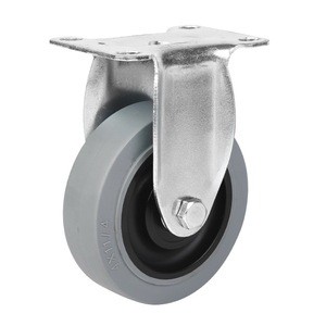 3/4/5 дюймов, американская Резьбовая пластина TPR, Поворотная Тележка для покупок с тормозом - Product Image 2