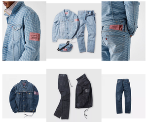 Accept Low MOQ <strong>Customised</strong> 100% Cotton Laser Engrave Print Casual <strong>Denim</strong> Jumpsuit Blue Jeans and <strong>Jacket</strong> for Men - Product Image 6