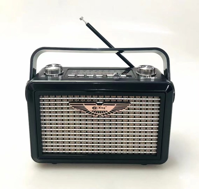 PUXING PX-851BT World Band Music Radio Classic Retro Wood Bt Fm/am Radio With Rotary Dial Headphone Jack and Aux-in Jack